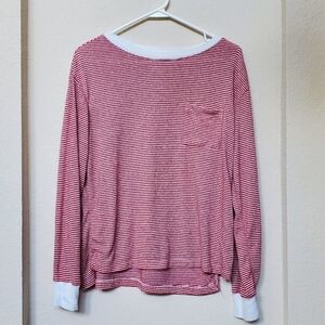 Stars above L/S Sleep Top.  Size S